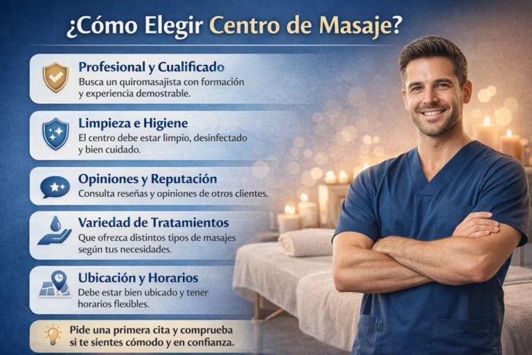 Cómo elegir un centro de masaje