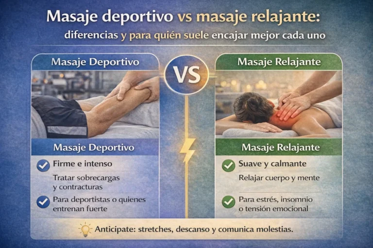 Qué esperar después de un masaje