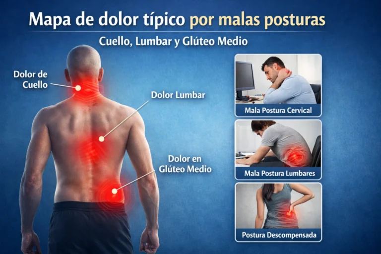 Mapa de dolor por malas posturas
